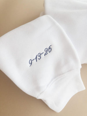 Custom Embroidered Coquette Bride Sweatshirt, Future Mrs Sweatshirt, Gift for Fiancee, Custom Bride Sweater, Bridal Shower Gift for Bride