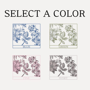 Custom Ornament Gift for Besties, Personalized Ornament For Bestie, Toile De Jouy Birth Flower Grow An Old Friend, Gift for Her, Mom Gifts