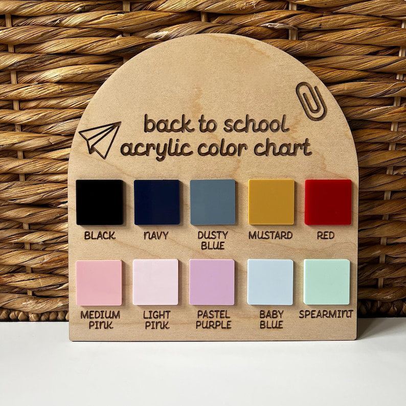 First Day of School Sign | First day and last day of School Changeable Back to School Sign | Personalized Dry Erase 1st Day of School Sign | Custom Acrylic School Photo Prop