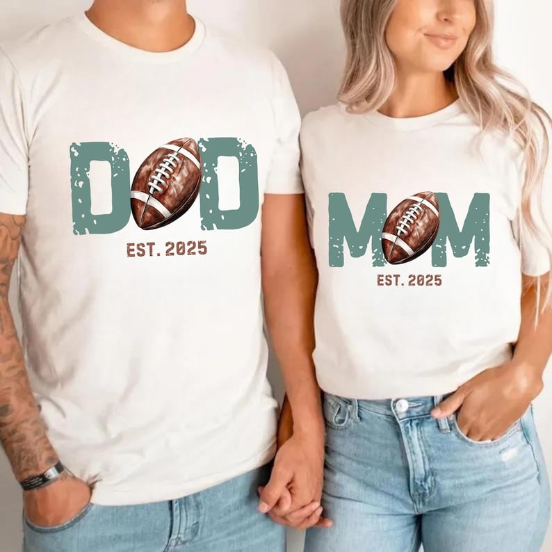 Personalized Football 1st Birthday Shirt Family Matching Football Theme Birthday Shirts Custom 1st Birthday Outfit Boy First Birthday Outfit