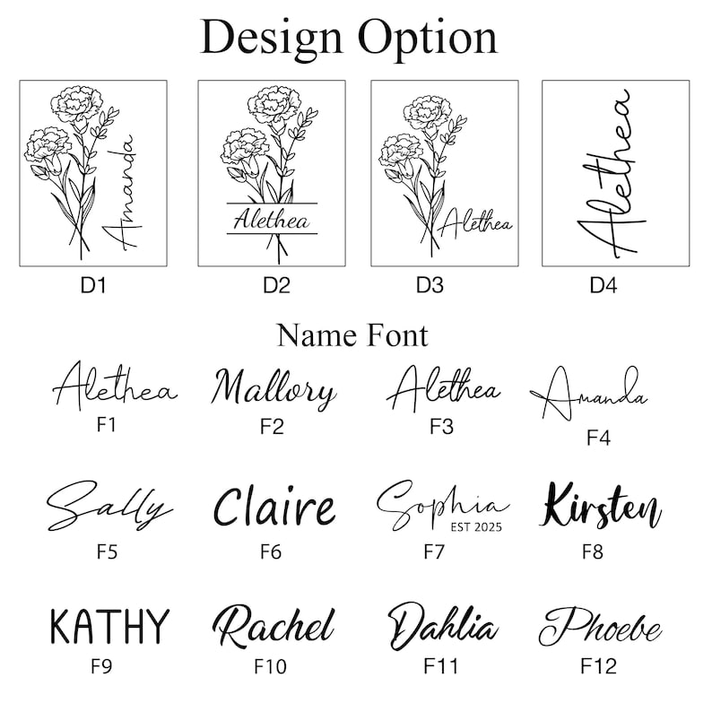 Custom Tumbler with Birthflower, Engraved Tumblers with Name, Personalized Tumbler With Straw, Insulated Travel Mug, Birthday Gifts for Mom