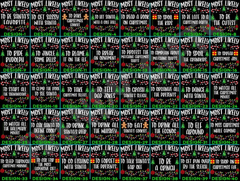 Funny 320 Quotes Most Likely Christmas Tee,Christmas Crew Shirt,Christmas Pajama,Matching Christmas Tee,Long Sleeve,Holiday T-shirt,Xmas Tee il_794xN.7063975130_dv5l.jpg