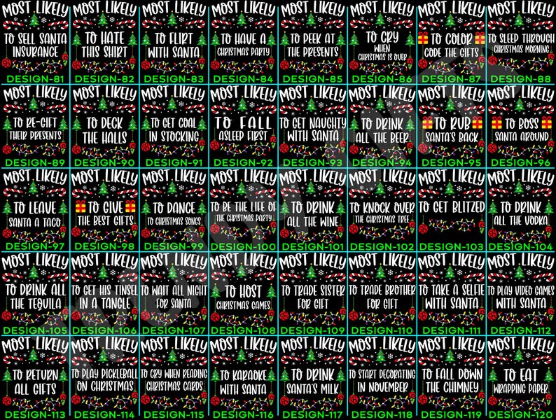 Funny 320 Quotes Most Likely Christmas Tee,Christmas Crew Shirt,Christmas Pajama,Matching Christmas Tee,Long Sleeve,Holiday T-shirt,Xmas Tee il_794xN.7063975220_2tol.jpg