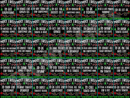 Funny 320 Quotes Most Likely Christmas Tee,Christmas Crew Shirt,Christmas Pajama,Matching Christmas Tee,Long Sleeve,Holiday T-shirt,Xmas Tee il_794xN.7063975224_2q64.jpg