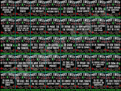 Funny 320 Quotes Most Likely Christmas Tee,Christmas Crew Shirt,Christmas Pajama,Matching Christmas Tee,Long Sleeve,Holiday T-shirt,Xmas Tee il_794xN.7063976230_2ukm.jpg