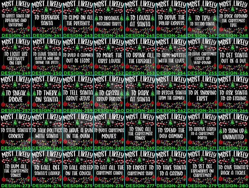 Funny 320 Quotes Most Likely Christmas Tee,Christmas Crew Shirt,Christmas Pajama,Matching Christmas Tee,Long Sleeve,Holiday T-shirt,Xmas Tee il_794xN.7063976230_2ukm.jpg