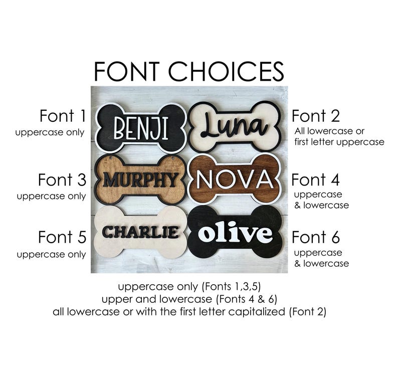 DOG NAME SIGN, Dog Crate Sign, Puppy Gift, Dog Name Tag, Personalized Dog Bone Name Sign, Dog Room Sign, Dog Kennel Sign, Dog Gift