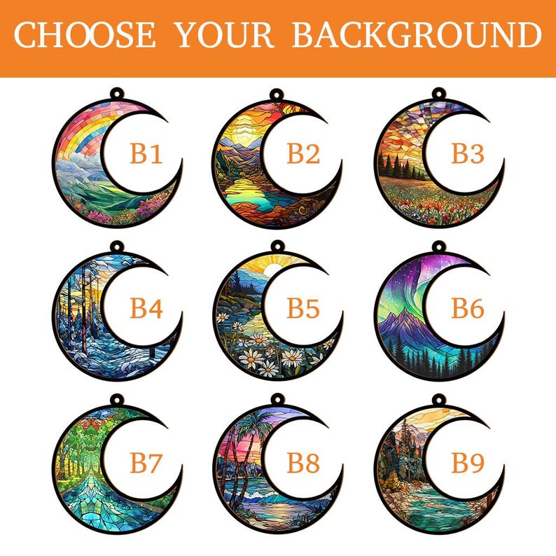 Custom Dog Suncatcher With Name, Moon & Sunset Pet Memorial Ornament, Personalized Puppy Loss Gift, Dog Remembrance Window Decor