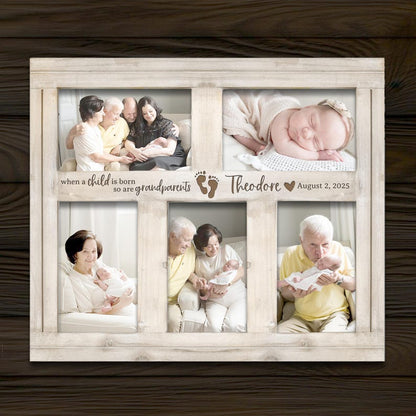 Two hearts Two Lives One Love-Personalized Wedding Collage Frame-Engagement-Anniversary-Mr. and Mrs. Custom Laser Engraved Keepsake Gift