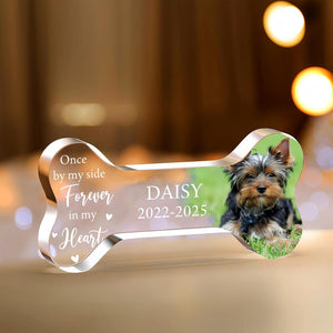 Personalized Pet Memorial Plaque, Photo Pet Memorial Gift, Pet Loss Keepsake, Pet Memorial Photo Plaque, Sympathy Gift, Acrylic Photo Block