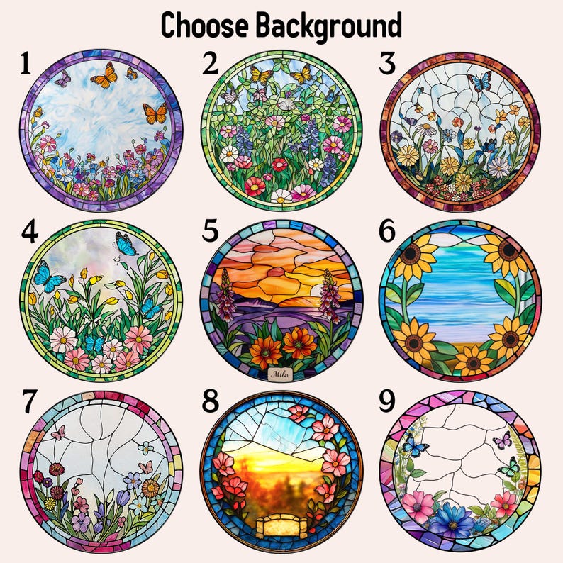 Custom Pet Portrait Stained Glass Suncatcher, Stained Glass Dog Memorial, Custom Dog Portrait from Photo, Pet Memorial Gift, Window hangings