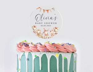 Personalised Baby Shower Cake Topper | Baby Shower | Cake Topper | Baby Shower Cake | Cute Cake Topper | Baby Shower Cake | Cake Topper