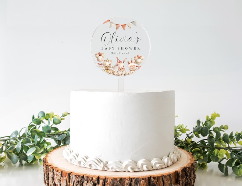 Personalised Baby Shower Cake Topper | Baby Shower | Cake Topper | Baby Shower Cake | Cute Cake Topper | Baby Shower Cake | Cake Topper