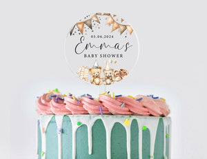 Personalised Baby Shower Cake Topper | Baby Shower | Cake Topper | Baby Shower Cake | Cute Cake Topper | Baby Shower Cake | Cake Topper
