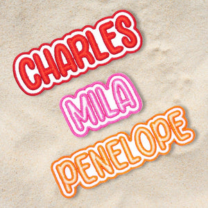 Custom Embroidered Name Patch Personalized Text Patches | Colorful Name Patch Iron-On or Sew-On | For Clothes, Uniforms, Bags il_794xN.7069808150_h1m3.jpg