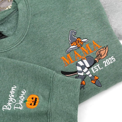 Embroidered Mommy Witch Sweatshirt - Custom Mama Sweatshirt with Kids Names on Sleeve - Spooky Mom Sweatshirt -personalized halloween gifts il_794xN.7070861438_6mil.jpg