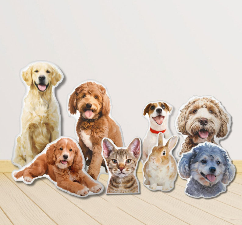 Dog Memorial Pillow 3D Pet Pillow From Photo Pet Memorial Gift Custom Shaped Dog Pillow Stuffed Pet Look Alike Pillow Cat Pillow Pet Memory