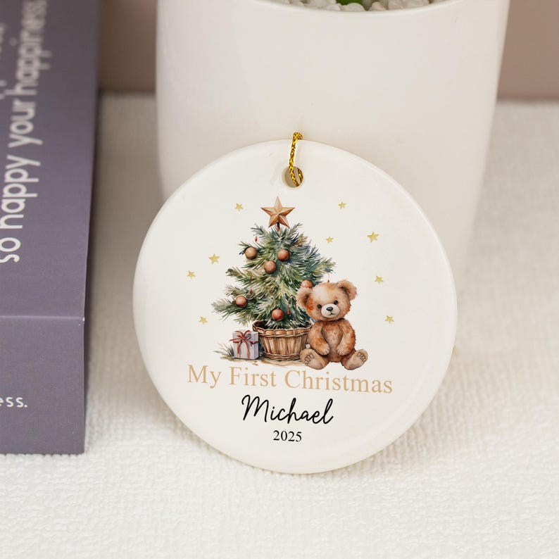 Baby's First Christmas Bauble Gifts,Baby 1st Christmas Decoration, Baby Newborn Gifts,Unique Babys First Christmas Gifts,Xmas Gifts for Baby