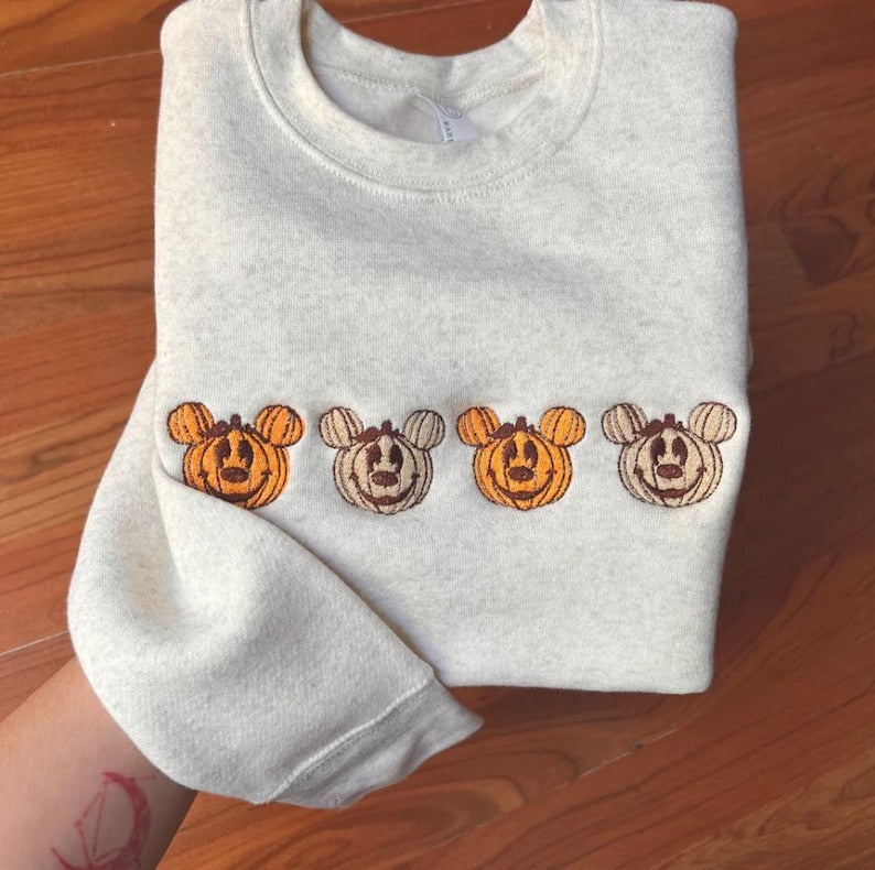 Halloween Pumpkin Mickey Embroidered Sweatshirt, Fall Disney Crewneck, Spooky Season Cute Cozy, Pumpkin Patch Disney Shirt il_794xN.7075477409_qjx6.jpg