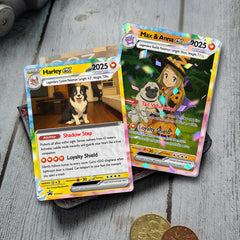 Custom Pet Pokemon Card, Pet as a Pokemon Card, Turn your pet into a Pokemon, Dog Portrait, Pet Lover Gift, Pet memorial, Dog Gift, Cat Gift