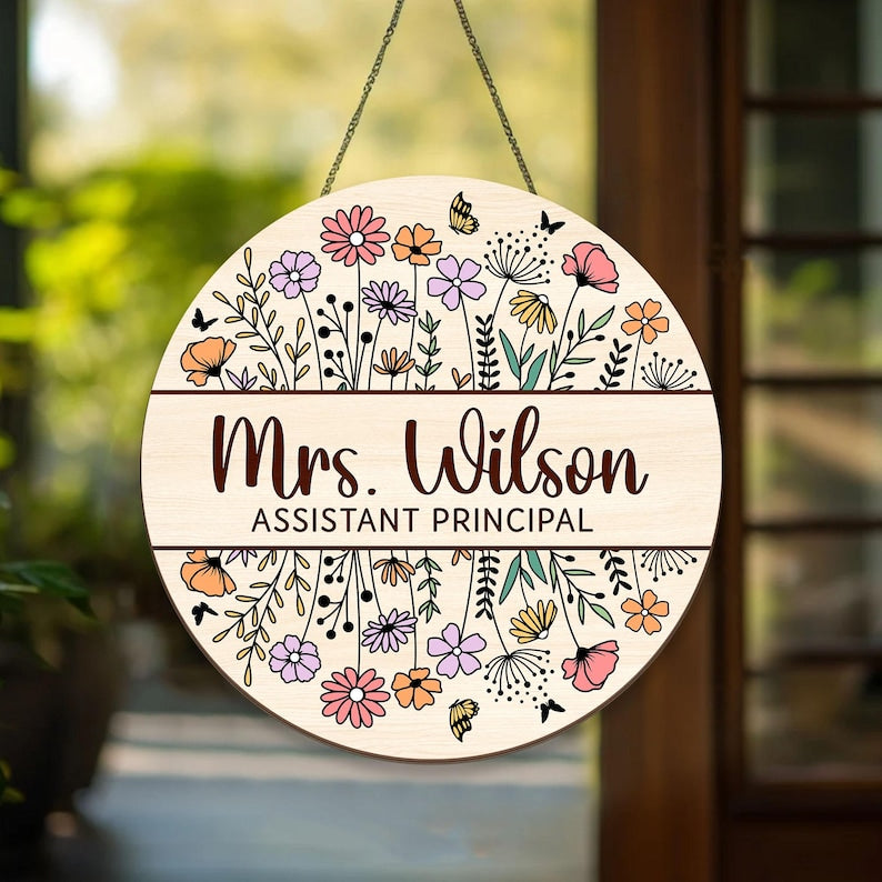 Classroom Door Decor, Office Door Decor Sign, Welcome To Our Classroom Sign, Guidance Counselor Door Sign, Assistant Principal Door Decor