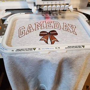 Football Bow Game Day Embroidered Crewneck, Football Mom Game Day Sweatshirt, Embroidered Sweatshirt, Football Bow hoodie Embroidery il_794xN.7077533558_f7qr.jpg