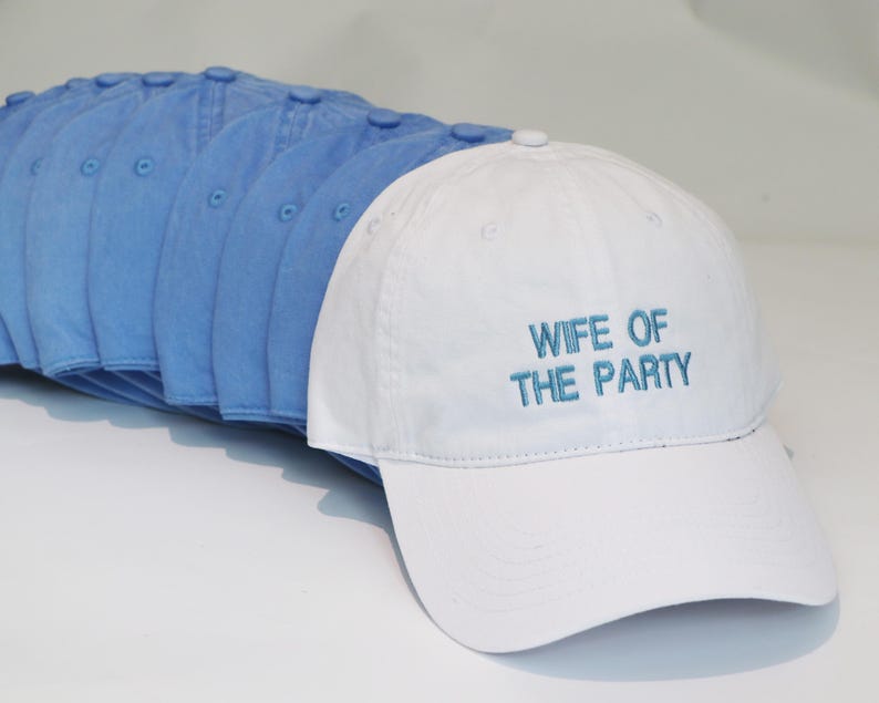 Embroidered Bachelorette Party Baseball Cap: Wife of the Party, Custom Hat
