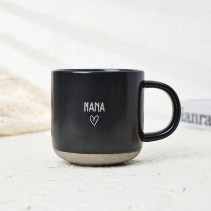 Engraved Ceramic Mug with Your Text, Custom Pottery Coffee Mug for Mom/Dad/Husband, Mug Engraved Gift, Custom Gifts Ideas, Bridesmaid Gifts