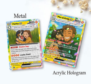 Personalized Pet Pokemon Card, Custom Your Pet as a Pokemon Card, Dog Portrait, Pet Lover Gift, Pet memorial, Pet Gift, Dog Gift, Cat Gift
