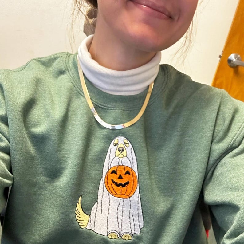 Custom Dog Embroidered Sweatshirt Halloween Ghost Dog Hoodie Halloween Embroidered Sweatshirt Dogs Embroidered Hoodie Pet Ghost Hoodie il_794xN.7081401968_r1qo.jpg