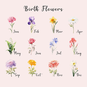Customized name and birthday floral bookmark, Exquisite floral acrylic bookmark with tassel, Gift for friends, Reader Gift