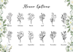 Custom Birth Flower Bookmark,Personalized Floral Bookmark for Women,Name Bookmark,Acrylic Bookmark Gift, Reading Gifts for Friends