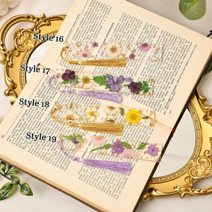 Personalized Pressed Flower Bookmark, Daisy Acrylic Bookmark, Bookmark with Name, Gift for Her & Teacher