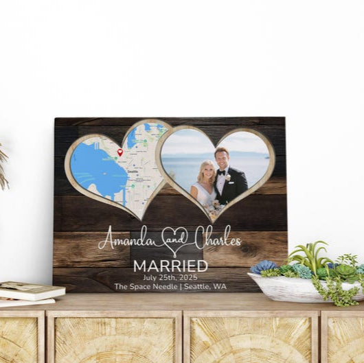 1st Anniversary Gift For Husband Wedding Gift Ideas For Couple Custom 10 Year Anniversary Gift For Wife Photo Anniversary Presents For Her