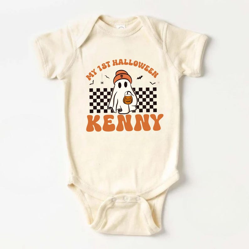 Custom 1st Halloween Family Shirts, Matching 1st Halloween Pumpkin Shirt, Personalized Toddler Halloween Shirt, Mommy Daddy Baby Boo Shirt