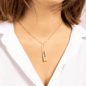 First Day of Senior Year Gift, First Day Of 12th Grade Daughter Name Necklace, First Day Of 12th Grade Gift, Senior Year Gift for Girls