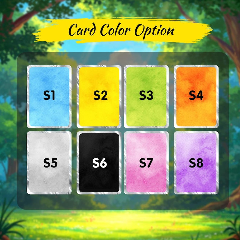 Custom Pet Poke Card with Dog Portrait Photo, Personalized Acrylic Card for Pet, Pokepet Trading Card, Custom Photo & Text Game Card