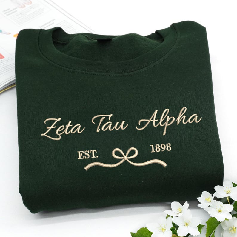 Custom Embroidered Sorority Sweatshirt - Girl's Trip 2026 Sweatshirt - Coquette Sorority Crewneck Besties Gifts For Her - Friendship Gifts il_794xN.7093588220_7tzg.jpg