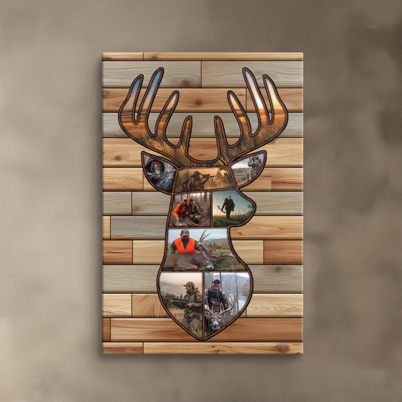 Deer Hunting Gifts Wall Art Personalized Gift For Husband Sentimental Gifts For Boyfriend Gifts For Men Who Have Everything Canvas Print