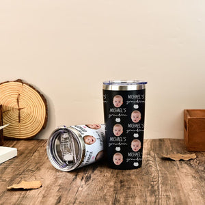 Personalized Photo Tumbler, Face Tumbler, Custom Photo Cup Gift for Mom, Gift for Grandma, Nana Gift for Gigi, Baby Face Tumbler