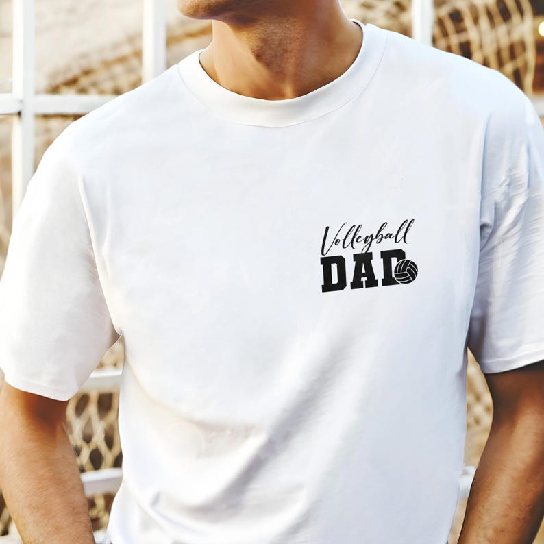 Volleyball Dad Shirt, Custom Kids Name Volleyball Dad T-Shirt, Volleyball Dad Gift, Volleyball Gift for Dad, Volleyball Girl Shirt for Dad