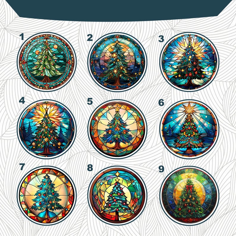 Personalized Stained Glass Christmas Tree Ornament,Christmas Handcraft Holiday Ornament with name,Premium Water Ripple Glass,Christmas GIFT