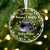 Promoted to Grandparents Glass Ornament, Pregnancy Reveal to Grandparents, New Baby Announcement, Christmas Ornament, Grandparents Gift