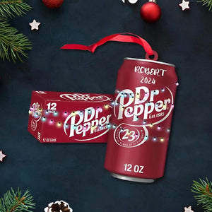 Dr Pepper Ornament, Dr Pepper Christmas Ornament, Soft Drink Christmas Ornament, Soda Ornament, 2D Ornament, Dr Pepper Decor