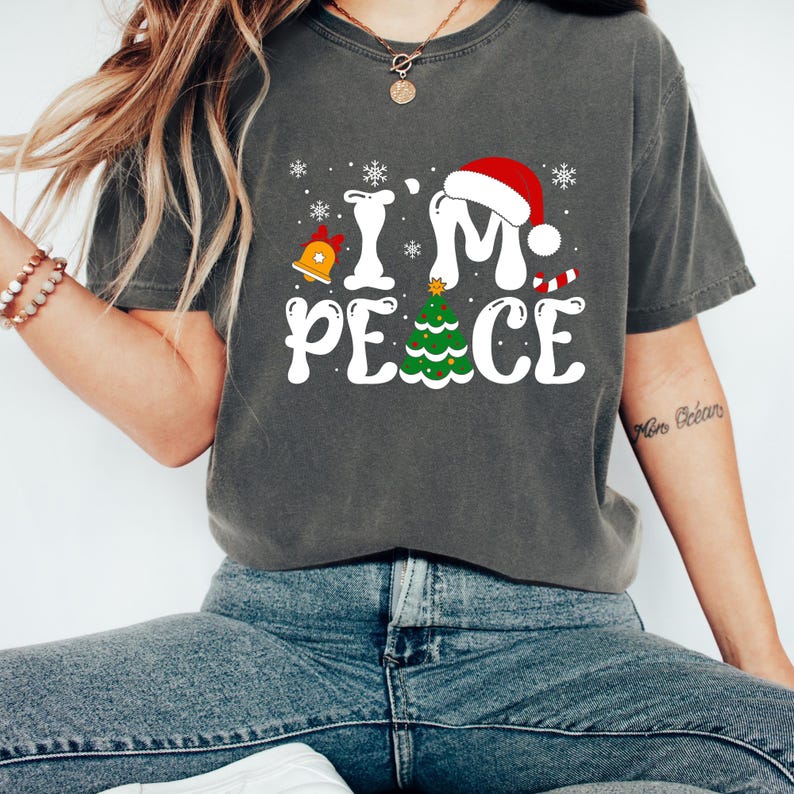 Funny Couple Ugly Christmas Shirt, I Come In Peace Shirt, I'm Peace Shirt, Dirty Couple Humor Shirt, Christmas Meme Shirt