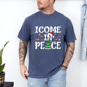 Funny Couple Ugly Christmas Shirt, I Come In Peace Shirt, I'm Peace Shirt, Dirty Couple Humor Shirt, Christmas Meme Shirt