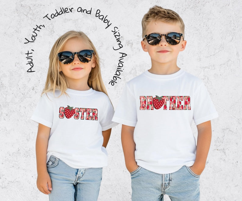 Berry First Birthday Matching Family Shirts: Strawberry Theme Party