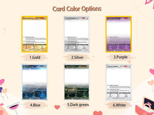 Personalized PKM Anniversary Card, Custom Anime Photo Card, Anniversary Gift, Game Couple Cards, Gift for Game Couples, Gift for Him