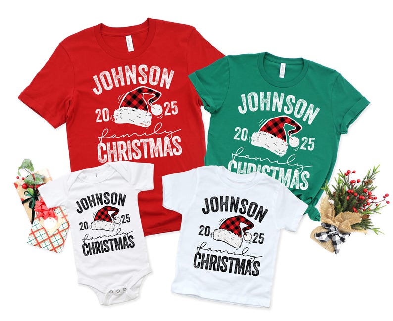 Matching Family Christmas Shirts, Custom Family Shirts,Christmas Shirts,Family Photoshoot Shirts,Personalized Christmas Gift,Christmas Gifts For Family Members