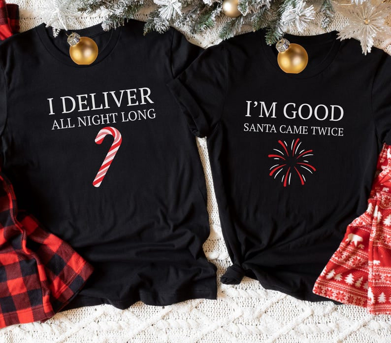 Couples Christmas Pajamas,Funny Matching Couples Christmas Pajamas, Couples Holiday Pajamas,Couples Christmas PJs,Newlywed Christmas Shirts